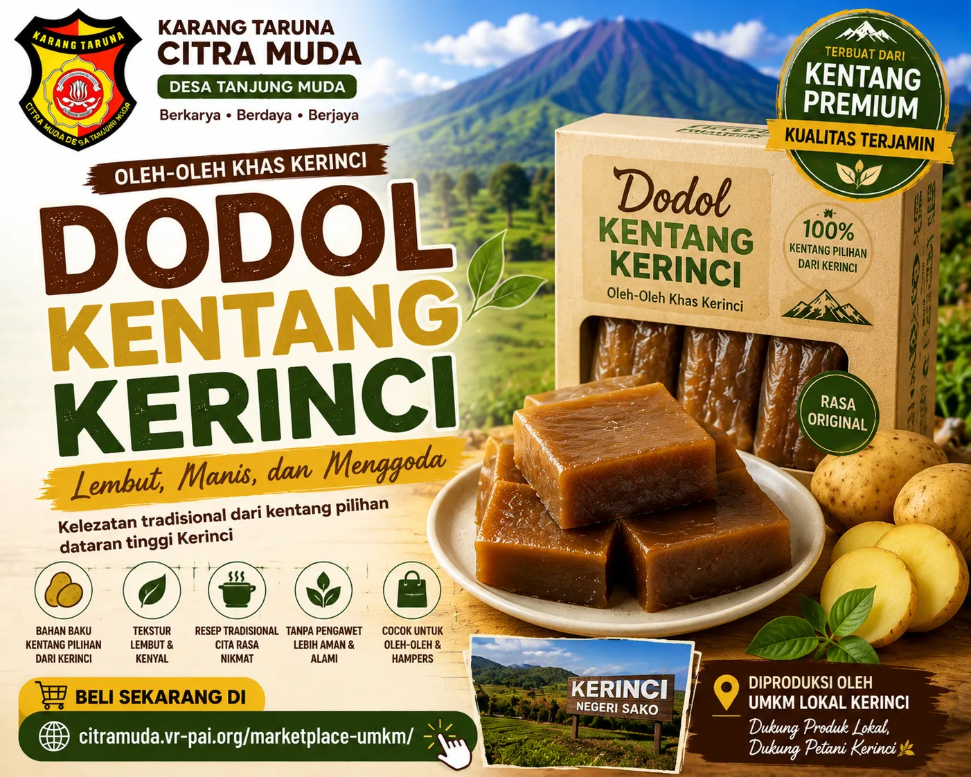Dodol Kentang Kerinci