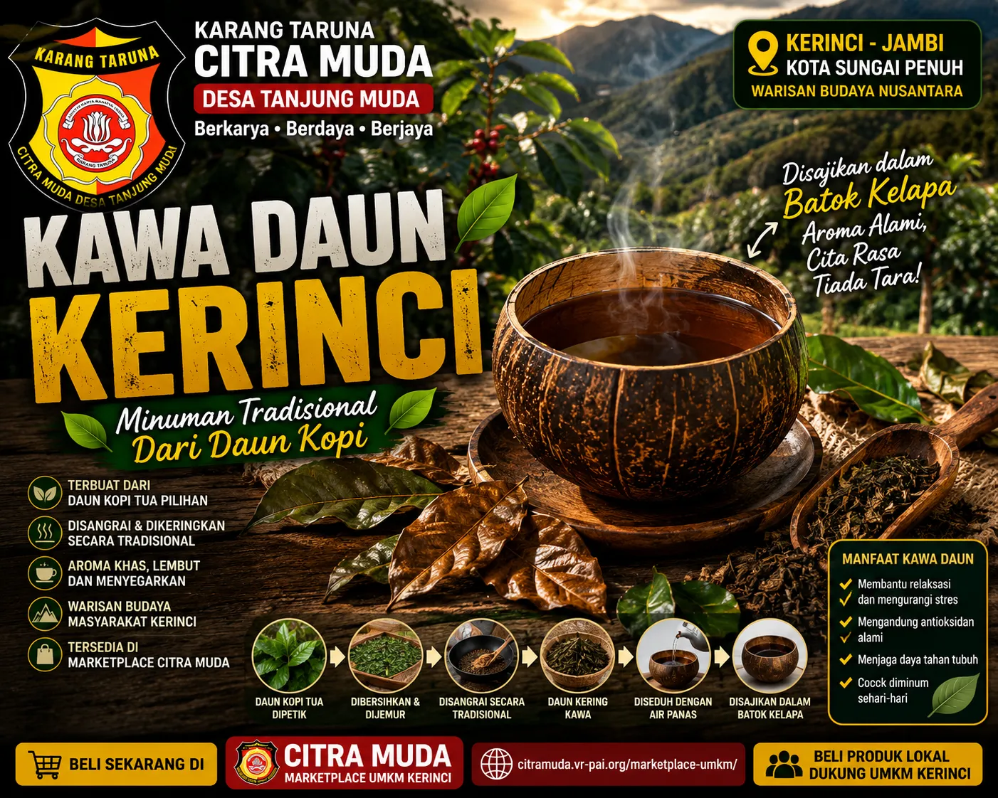 Daun Kawa Kerinci